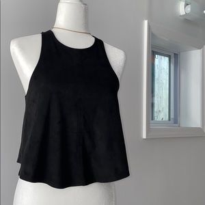 Never worn suede top